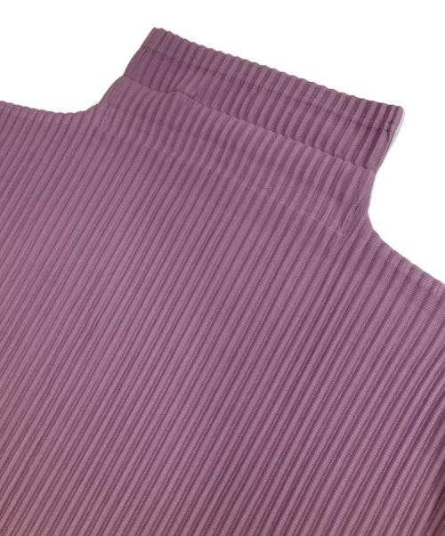 HOMME PLISSE ISSEY MIYAKE（オム プリッセ イッセイ ミヤケ）HOMME PLISSE ISSEY MIYAKE (オム プリッセ イッセイ ミヤケ) プリーツカットソー  HP13JK173 パープル サイズ:3の古着・服飾アイテム