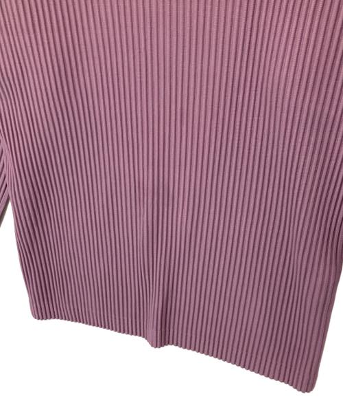 HOMME PLISSE ISSEY MIYAKE（オム プリッセ イッセイ ミヤケ）HOMME PLISSE ISSEY MIYAKE (オム プリッセ イッセイ ミヤケ) プリーツカットソー  HP13JK173 パープル サイズ:3の古着・服飾アイテム
