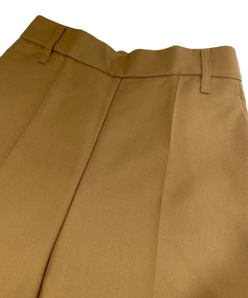 YORI（ヨリ）YORI (ヨリ) 24AW ギャババギーワイドパンツ　YR22-24140AW ブラウン サイズ:36の古着・服飾アイテム