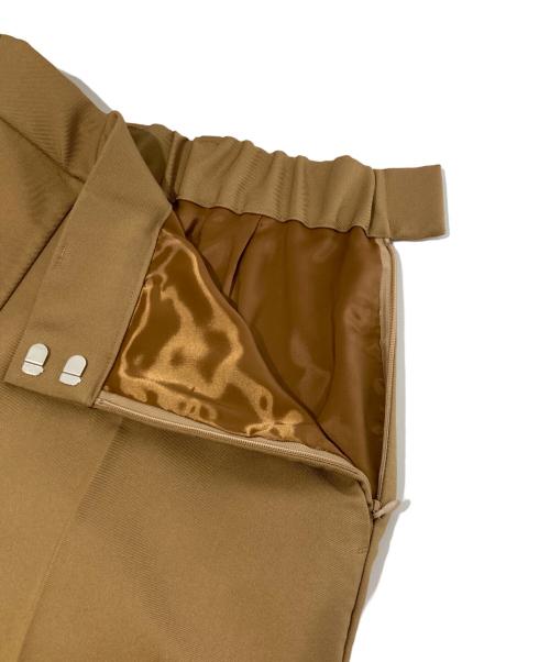 YORI（ヨリ）YORI (ヨリ) 24AW ギャババギーワイドパンツ　YR22-24140AW ブラウン サイズ:36の古着・服飾アイテム