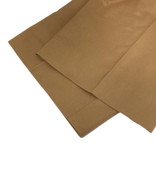 YORI（ヨリ）YORI (ヨリ) 24AW ギャババギーワイドパンツ　YR22-24140AW ブラウン サイズ:36の古着・服飾アイテム