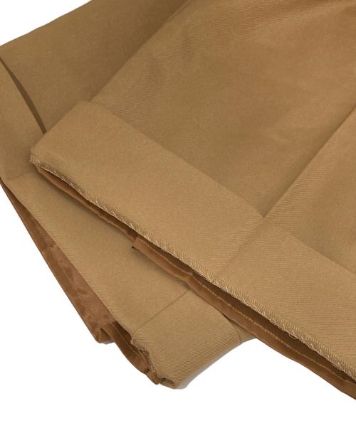 YORI（ヨリ）YORI (ヨリ) 24AW ギャババギーワイドパンツ　YR22-24140AW ブラウン サイズ:36の古着・服飾アイテム