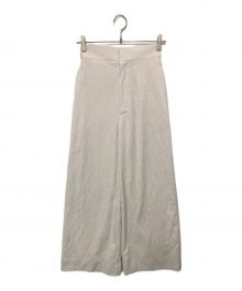YORI（ヨリ）の古着「shirocon チャンキーコーデュロイパンツ　シロコン　SC22-25027AW」｜ホワイト