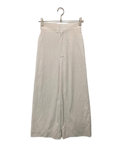 YORI（ヨリ）YORI (ヨリ) shirocon チャンキーコーデュロイパンツ　シロコン　SC22-25027AW ホワイト サイズ:36の古着・服飾アイテム