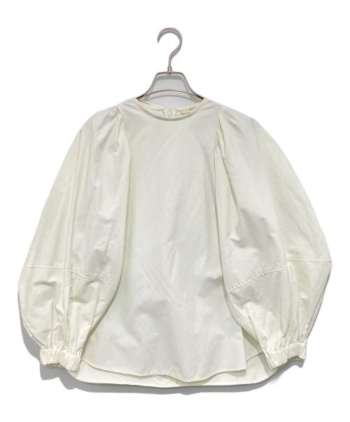 YORI（ヨリ）YORI (ヨリ) ビックパフスリーブブラウス　YR2121-103AW ホワイト サイズ:fの古着・服飾アイテム