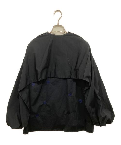 YORI（ヨリ）YORI (ヨリ) shirocon ビッグサボンブラウス　SC21-23001SP ネイビー サイズ:36の古着・服飾アイテム
