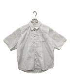 ENFOLDエンフォルド）の古着「SQUARE SHIRT/スクエアシャツ/300HA530-0520」｜ホワイト