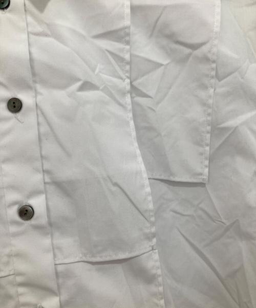 ENFOLD（エンフォルド）ENFOLD (エンフォルド) SQUARE SHIRT/スクエアシャツ/300HA530-0520 ホワイト サイズ:38の古着・服飾アイテム