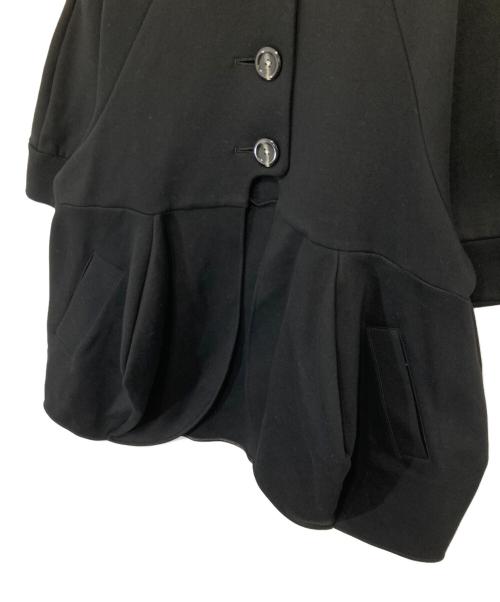 ENFOLD（エンフォルド）ENFOLD (エンフォルド) シルエットダンボール 立体ブルゾン 300IS580-0291 ブラック サイズ:36の古着・服飾アイテム