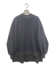 ENFOLD（エンフォルド）の古着「SOLID SLEEVE PULLOVER　ソリッドスリーブプルオーバー　300HS230-0160」｜グレー