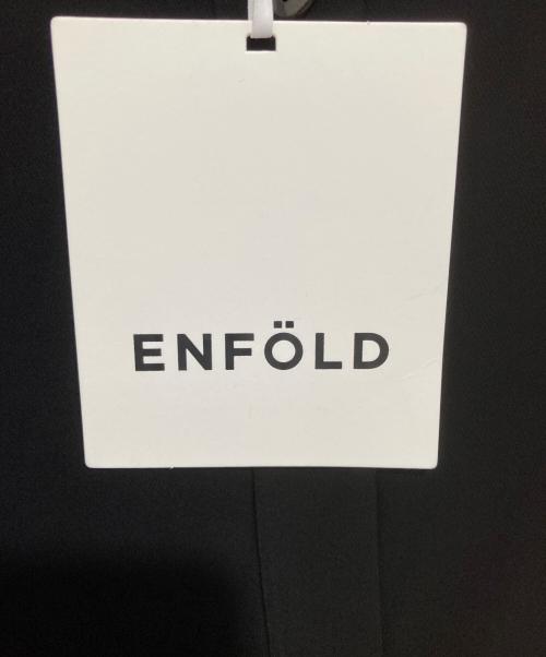 ENFOLD（エンフォルド）ENFOLD (エンフォルド) ASYMMETRY PLEATS DRESS/アシンメトリープリーツドレス/300HS233-2680 ブラック サイズ:36の古着・服飾アイテム