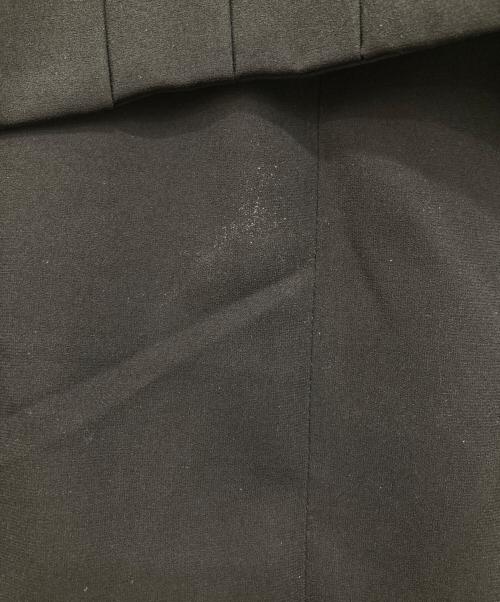 ENFOLD（エンフォルド）ENFOLD (エンフォルド) PLEATS VEST ブラック サイズ:38の古着・服飾アイテム