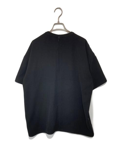 ENFOLD（エンフォルド）ENFOLD (エンフォルド) WOVEN T-SHIRT　ウーブンティーシャツ　300HS230-0330 ブラック サイズ:38の古着・服飾アイテム