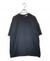 ENFOLD（エンフォルド）の古着「WOVEN T-SHIRT　ウーブンティーシャツ　300HS230-0330」｜ブラック