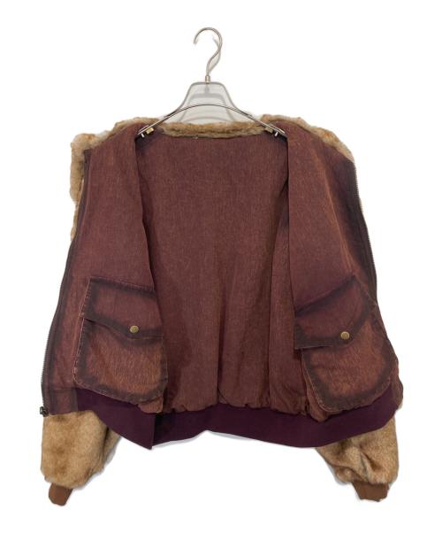 Ballsy.Brothers（ボールジーブラザーズ）Ballsy.Brothers (ボールジーブラザーズ) リバーシブルファーフライトジャケット　REVERSIBLE FAR FLIGHT JACKET BS1038 ブラウン サイズ:Lの古着・服飾アイテム