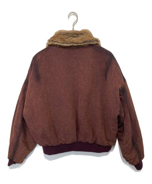 Ballsy.Brothers（ボールジーブラザーズ）Ballsy.Brothers (ボールジーブラザーズ) リバーシブルファーフライトジャケット　REVERSIBLE FAR FLIGHT JACKET BS1038 ブラウン サイズ:Lの古着・服飾アイテム