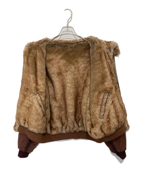 Ballsy.Brothers（ボールジーブラザーズ）Ballsy.Brothers (ボールジーブラザーズ) リバーシブルファーフライトジャケット　REVERSIBLE FAR FLIGHT JACKET BS1038 ブラウン サイズ:Lの古着・服飾アイテム