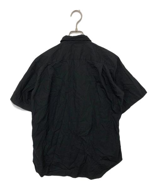 COMME des GARCONS HOMME PLUS（コムデギャルソンオムプリュス）COMME des GARCONS HOMME PLUS (コムデギャルソンオムプリュス) フリル装飾シャツ PI-B049 AD2011 ブラック サイズ:XSの古着・服飾アイテム