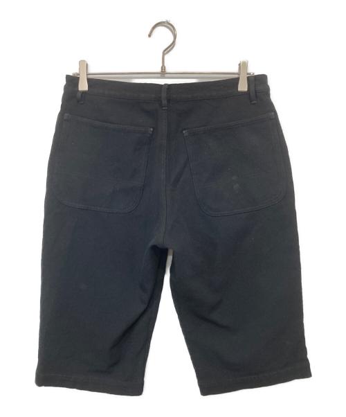 COMME des GARCONS HOMME PLUS（コムデギャルソンオムプリュス）COMME des GARCONS HOMME PLUS (コムデギャルソンオムプリュス) ポリ縮絨 ハーフパンツ AD2008 ブラック サイズ:Sの古着・服飾アイテム