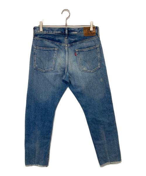 Hysteric Glamour（ヒステリックグラマー）Hysteric Glamour (ヒステリックグラマー) スタッズダメージデニムパンツ　02191AP09 インディゴ サイズ:31の古着・服飾アイテム
