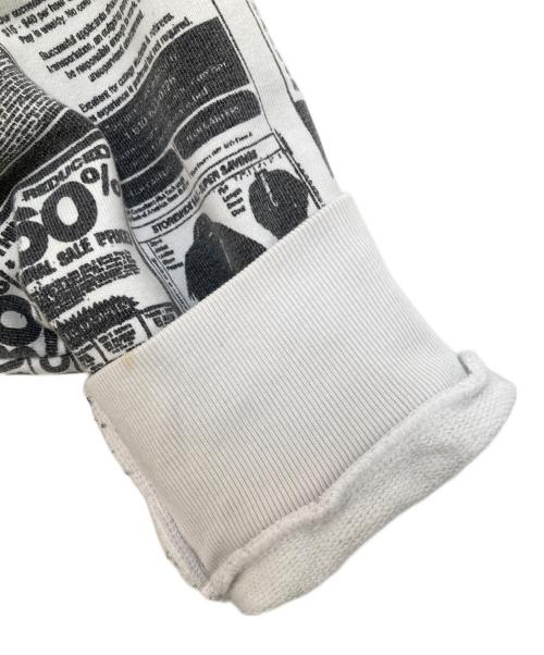 ALEXANDER WANG（アレキサンダー・ワン）ALEXANDER WANG (アレキサンダー・ワン) Page Six Newspaper Sweatshirt ページシックスニュースペーパースウェットシャツ ホワイト サイズ:Sの古着・服飾アイテム