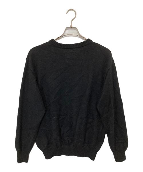 WACKO MARIA（ワコマリア）WACKO MARIA (ワコマリア) モヘヤ混クルーネックニット ブラック サイズ:Lの古着・服飾アイテム