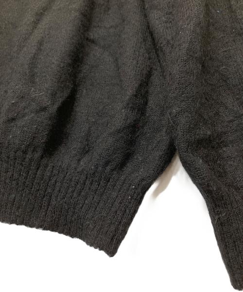 WACKO MARIA（ワコマリア）WACKO MARIA (ワコマリア) モヘヤ混クルーネックニット ブラック サイズ:Lの古着・服飾アイテム