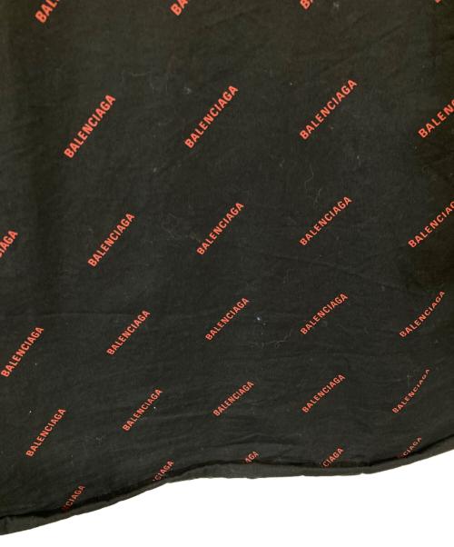 BALENCIAGA（バレンシアガ）BALENCIAGA (バレンシアガ) オールオーバープリントシャツ　534333 ブラック サイズ:38の古着・服飾アイテム