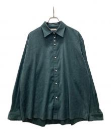 BLANK（ブランク）の古着「パールボタンシャツ/WESTERN PEARL SHIRT」｜グリーン