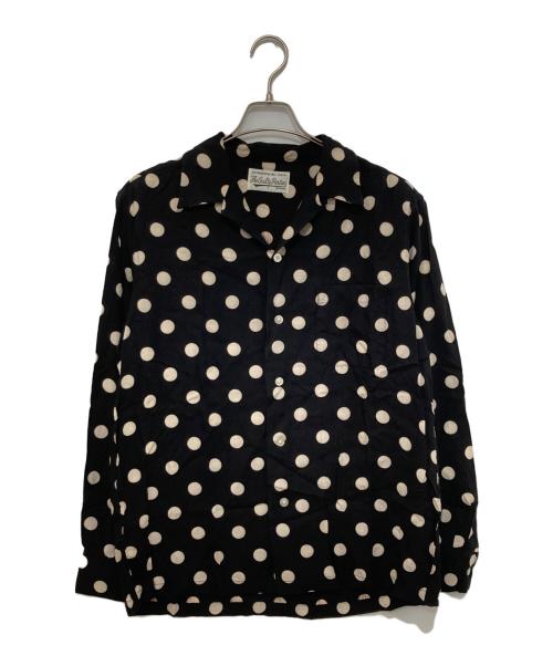 WACKO MARIA（ワコマリア）WACKO MARIA (ワコマリア) DOTS OPEN COLLAR SHIRT(ドットオープンカラーシャツ) ブラウン サイズ:Lの古着・服飾アイテム