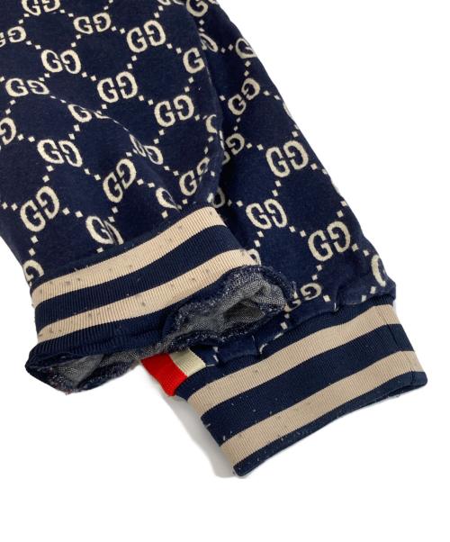 GUCCI（グッチ）GUCCI (グッチ) GGジャカード ジョギングパンツ ネイビー サイズ:XLの古着・服飾アイテム