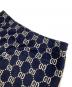 中古・古着 GUCCI (グッチ) GGジャカード ジョギングパンツ ネイビー サイズ:XL：25000円