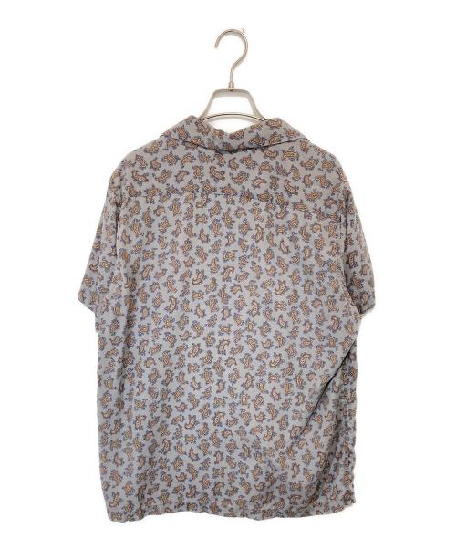 WACKO MARIA（ワコマリア）WACKO MARIA (ワコマリア) Paisley Open collar Short Sleeve Shirt　ペイズリーオープンカラーショートスリーブシャツ グレー サイズ:Lの古着・服飾アイテム