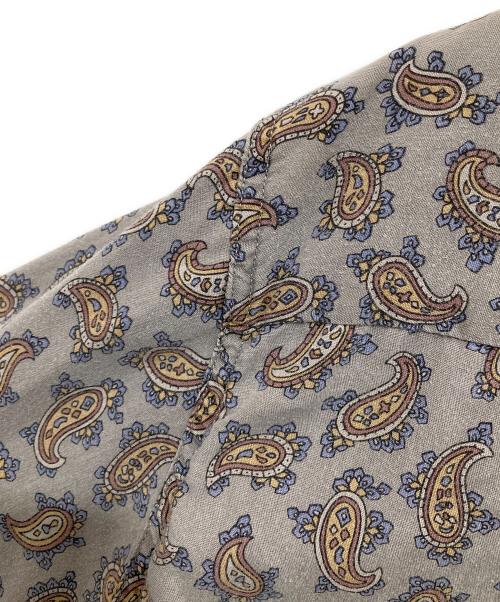 WACKO MARIA（ワコマリア）WACKO MARIA (ワコマリア) Paisley Open collar Short Sleeve Shirt　ペイズリーオープンカラーショートスリーブシャツ グレー サイズ:Lの古着・服飾アイテム
