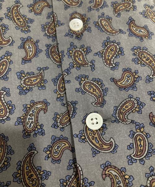 WACKO MARIA（ワコマリア）WACKO MARIA (ワコマリア) Paisley Open collar Short Sleeve Shirt　ペイズリーオープンカラーショートスリーブシャツ グレー サイズ:Lの古着・服飾アイテム