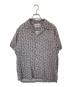 WACKO MARIA（ワコマリア）の古着「Paisley Open collar Short Sleeve Shirt　ペイズリーオープンカラーショートスリーブシャツ」｜グレー