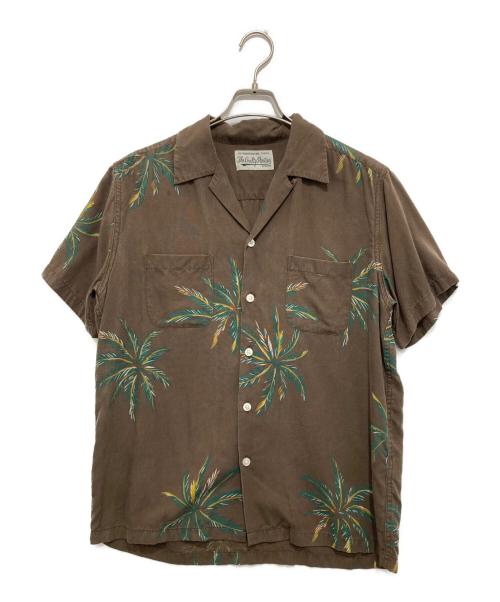 WACKO MARIA（ワコマリア）WACKO MARIA (ワコマリア) オープンカラーシャツ ブラウン サイズ:Lの古着・服飾アイテム