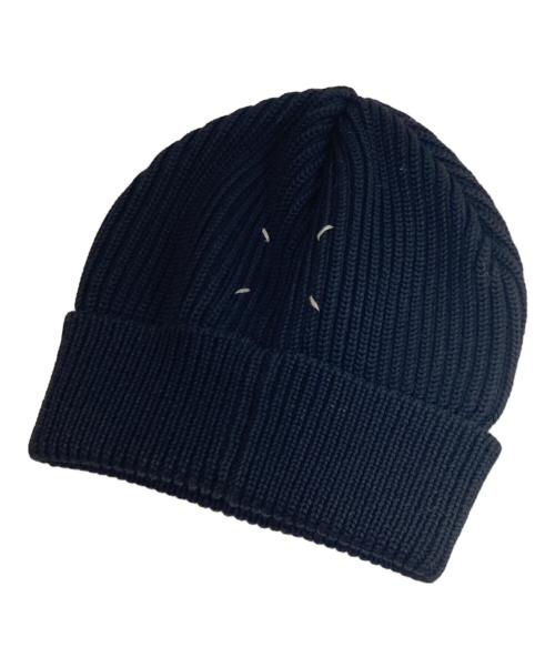 Maison Margiela（メゾンマルジェラ）Maison Margiela (メゾンマルジェラ) 4つタグニットキャップ ここのえ期 ブラック サイズ:Mの古着・服飾アイテム