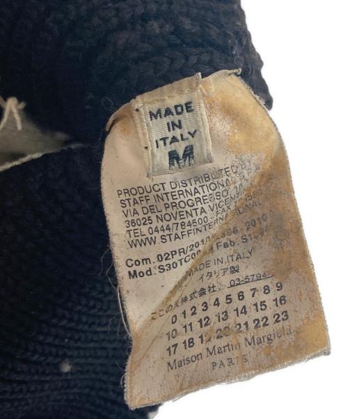 Maison Margiela（メゾンマルジェラ）Maison Margiela (メゾンマルジェラ) 4つタグニットキャップ ここのえ期 ブラック サイズ:Mの古着・服飾アイテム