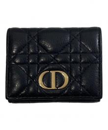 Christian Dior（クリスチャン ディオール）の古着「コンパクトウォレット」｜ブラック