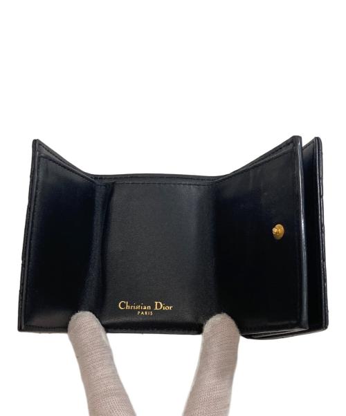 Christian Dior（クリスチャン ディオール）Christian Dior (クリスチャン ディオール) コンパクトウォレット ブラックの古着・服飾アイテム