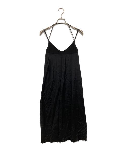 L.G.B（ルグランブルー）L.G.B (ルグランブルー) キャミソールワンピース　SLIP RIB DRESS/LG RM5016 ブラック サイズ:０の古着・服飾アイテム