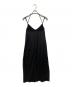 L.G.B（ルグランブルー）の古着「キャミソールワンピース　SLIP RIB DRESS/LG RM5016」｜ブラック