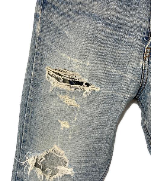 L.G.B（ルグランブルー）L.G.B (ルグランブルー) DAMEGED FLARE DENIM PANTSダメージフレアデニムパンツ インディゴ サイズ:76cm (W30)の古着・服飾アイテム