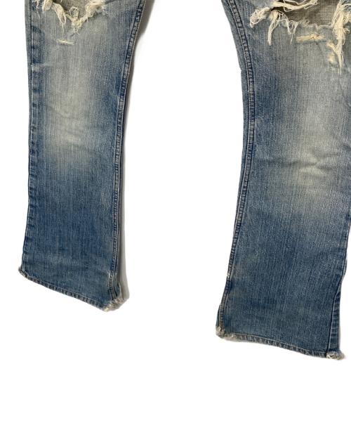 L.G.B（ルグランブルー）L.G.B (ルグランブルー) DAMEGED FLARE DENIM PANTSダメージフレアデニムパンツ インディゴ サイズ:76cm (W30)の古着・服飾アイテム