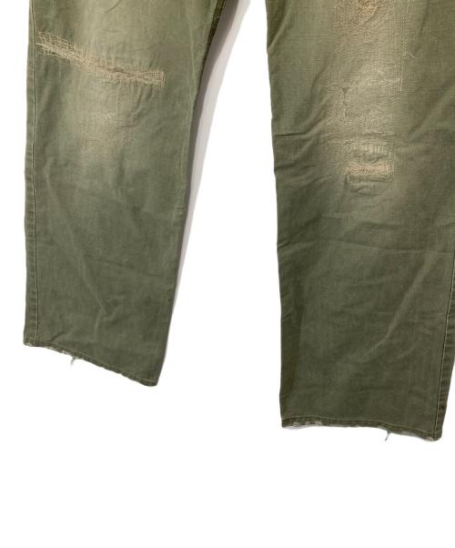 L.G.B（ルグランブルー）L.G.B (ルグランブルー) 切替ワイドデニムパンツ　BEAR MIX M003 インディゴ サイズ:78.5cm (W31)の古着・服飾アイテム