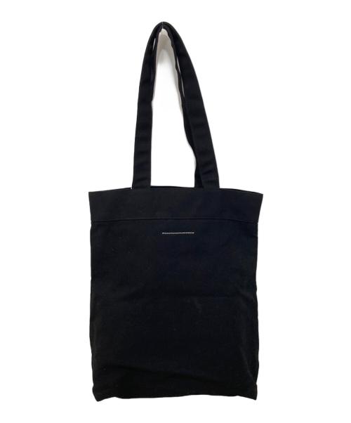 MM6 Maison Margiela（エムエムシックスメゾンマルジェラ）MM6 Maison Margiela 25AW REVERSIX CANVAS SHOPPING BAG（リバーシックスキャンバスショッピングバッグ）キャンバストートバッグ　SB6WC0020 ブラックの古着・服飾アイテム