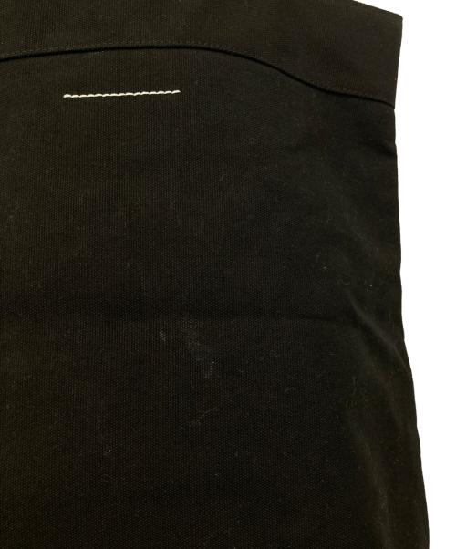 MM6 Maison Margiela（エムエムシックスメゾンマルジェラ）MM6 Maison Margiela 25AW REVERSIX CANVAS SHOPPING BAG（リバーシックスキャンバスショッピングバッグ）キャンバストートバッグ　SB6WC0020 ブラックの古着・服飾アイテム