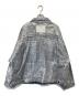 MARC JACOBS (マークジェイコブス) Monochromatic Denim Big Trucker　モノクロマティックデニムビッグトラッカージャケット　コーティングデニムジャケット　2F3RJC005D14 シルバー サイズ:M：10000円