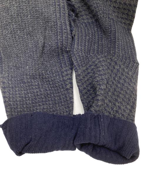 sacai（サカイ）sacai (サカイ) ハンドトゥース フリンジ ボールチェーン ニット 14-02088 ネイビー サイズ:１の古着・服飾アイテム
